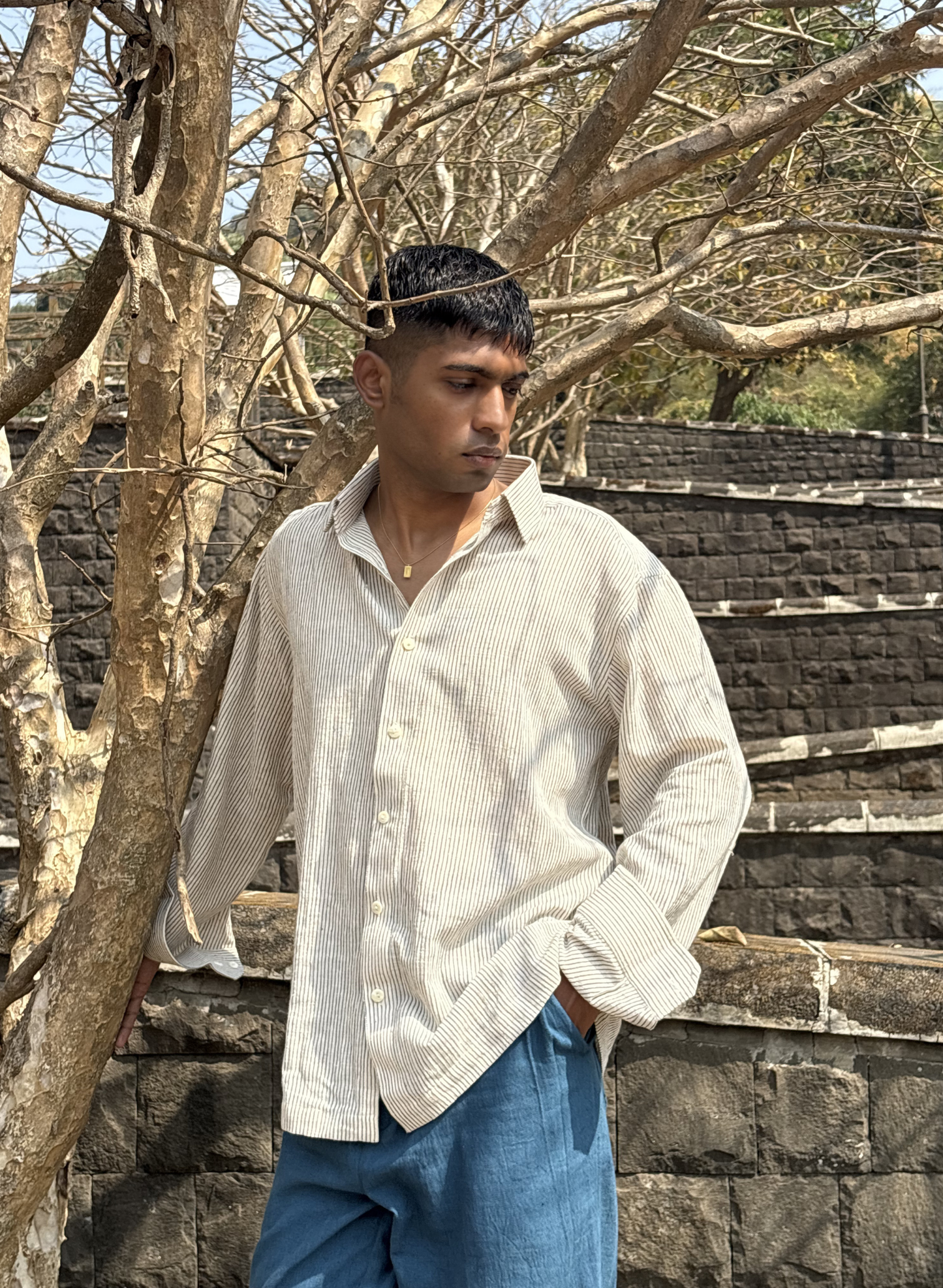 Hanwoven Indigo Lineage Shirt
