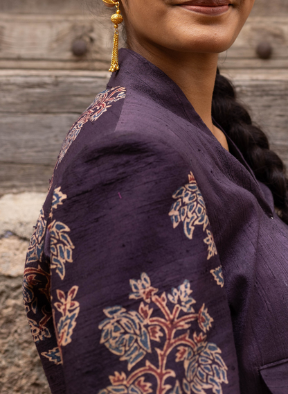 Jhaad Ajrakh Oversized Jacket