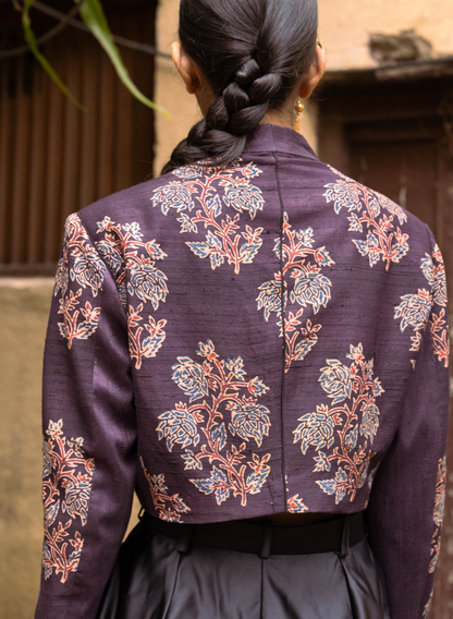 Jhaad Ajrakh Oversized Jacket
