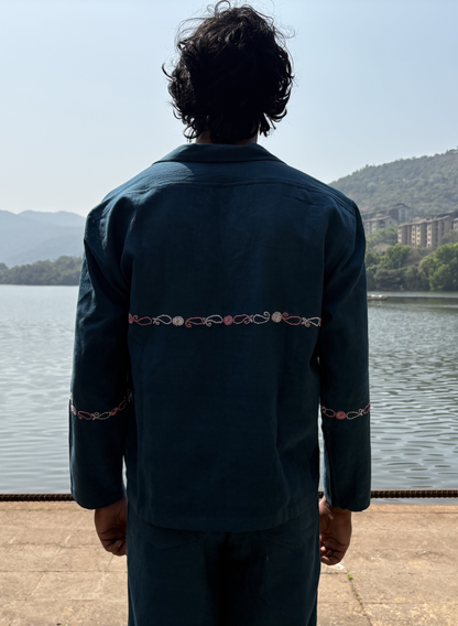 Indigo crafted Oversize Shirt