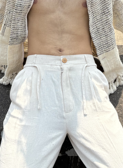 Woven Pleated Pant